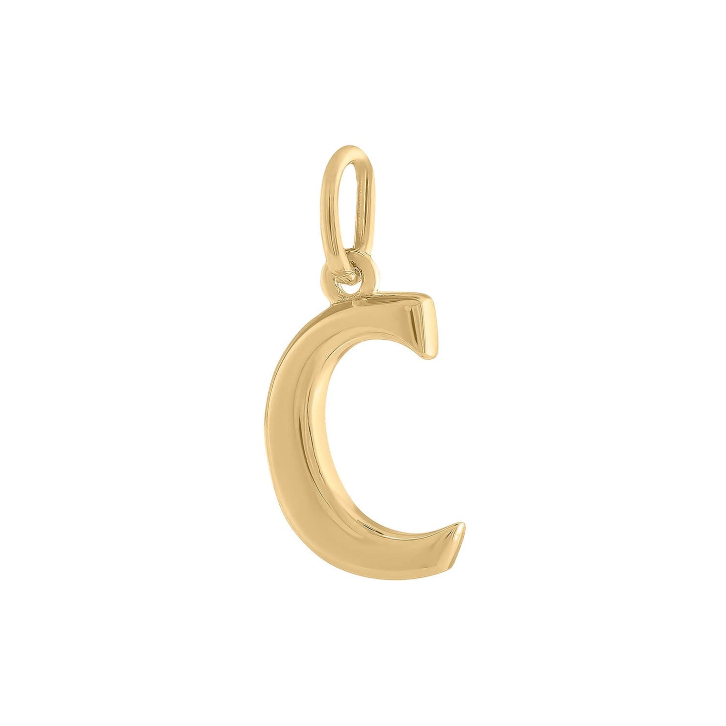 Initial Charm in Gold Vermeil