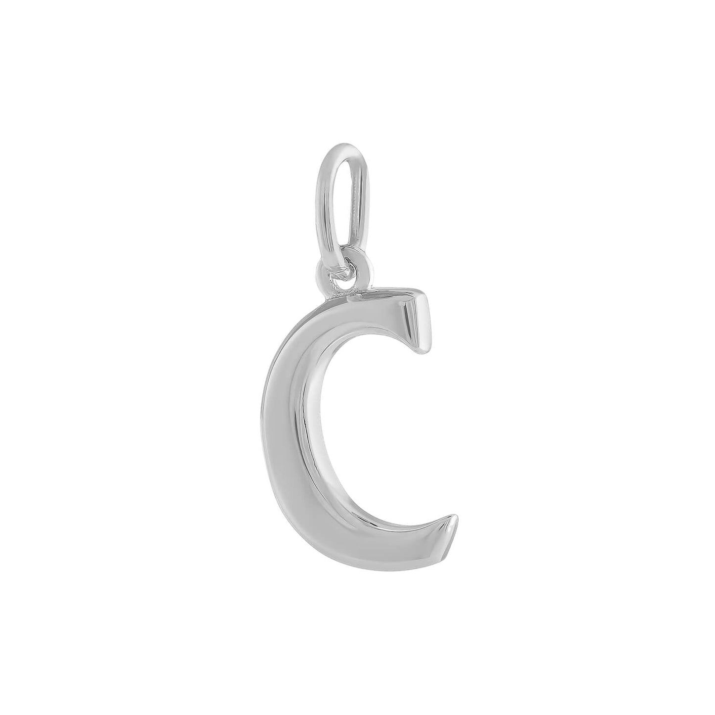 Initial Charm in Sterling Silver