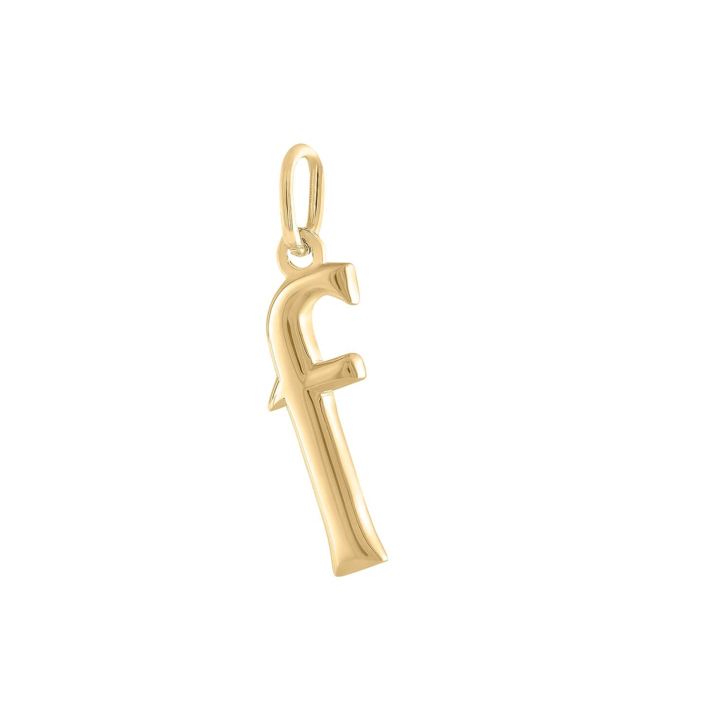 Initial Charm in Gold Vermeil