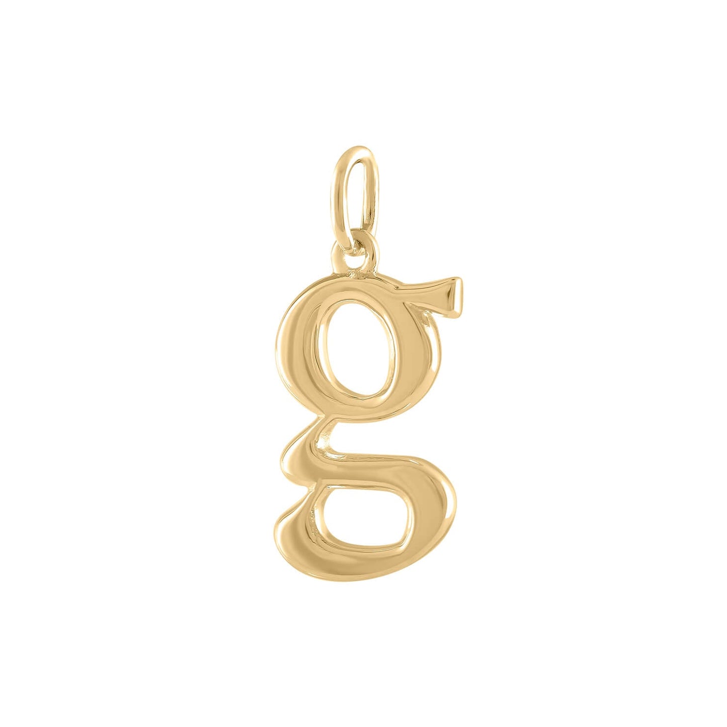 Initial Charm in Gold Vermeil