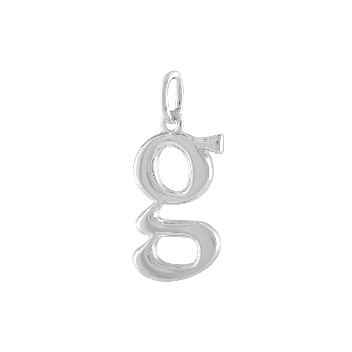 Initial Charm in Sterling Silver