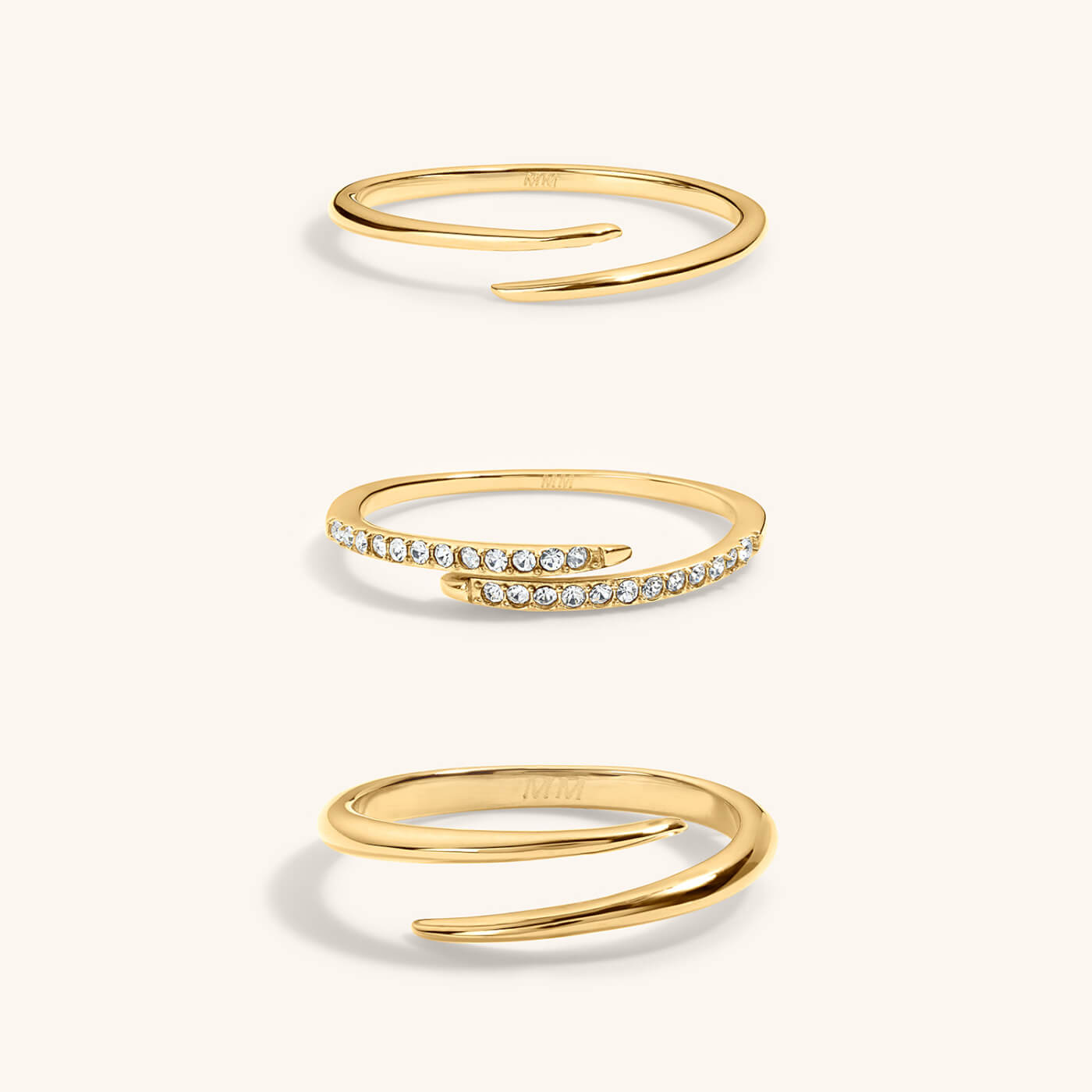 Infinite Stacking Ring Trio