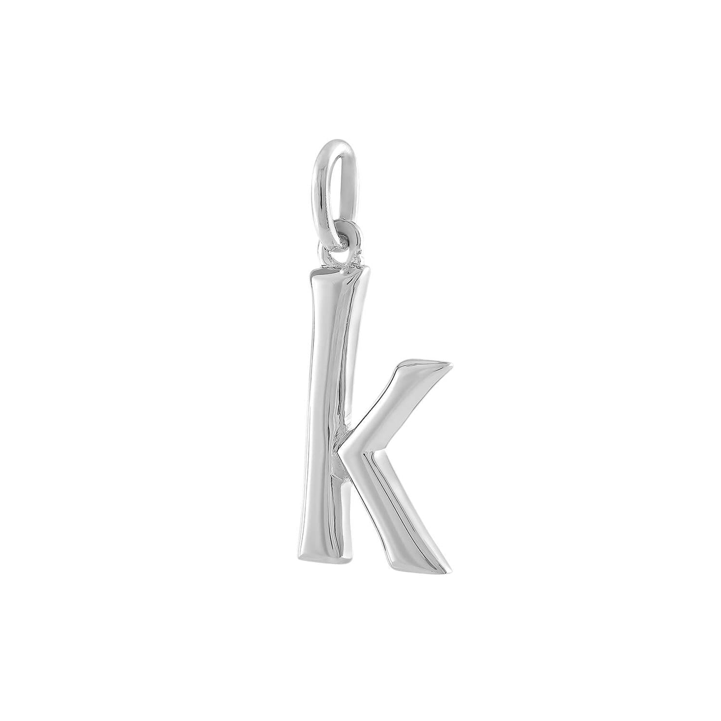 Initial Charm in Sterling Silver