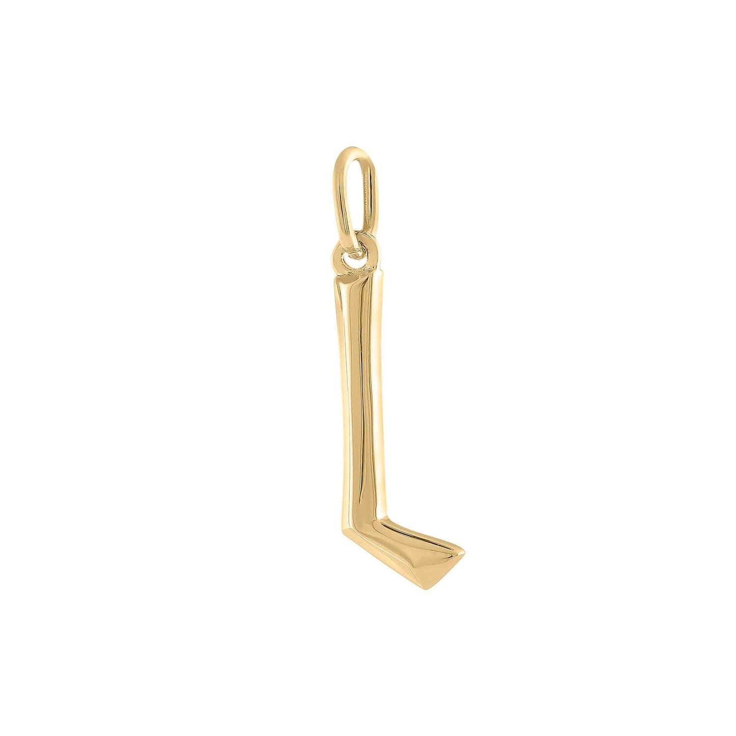 Initial Charm in Gold Vermeil