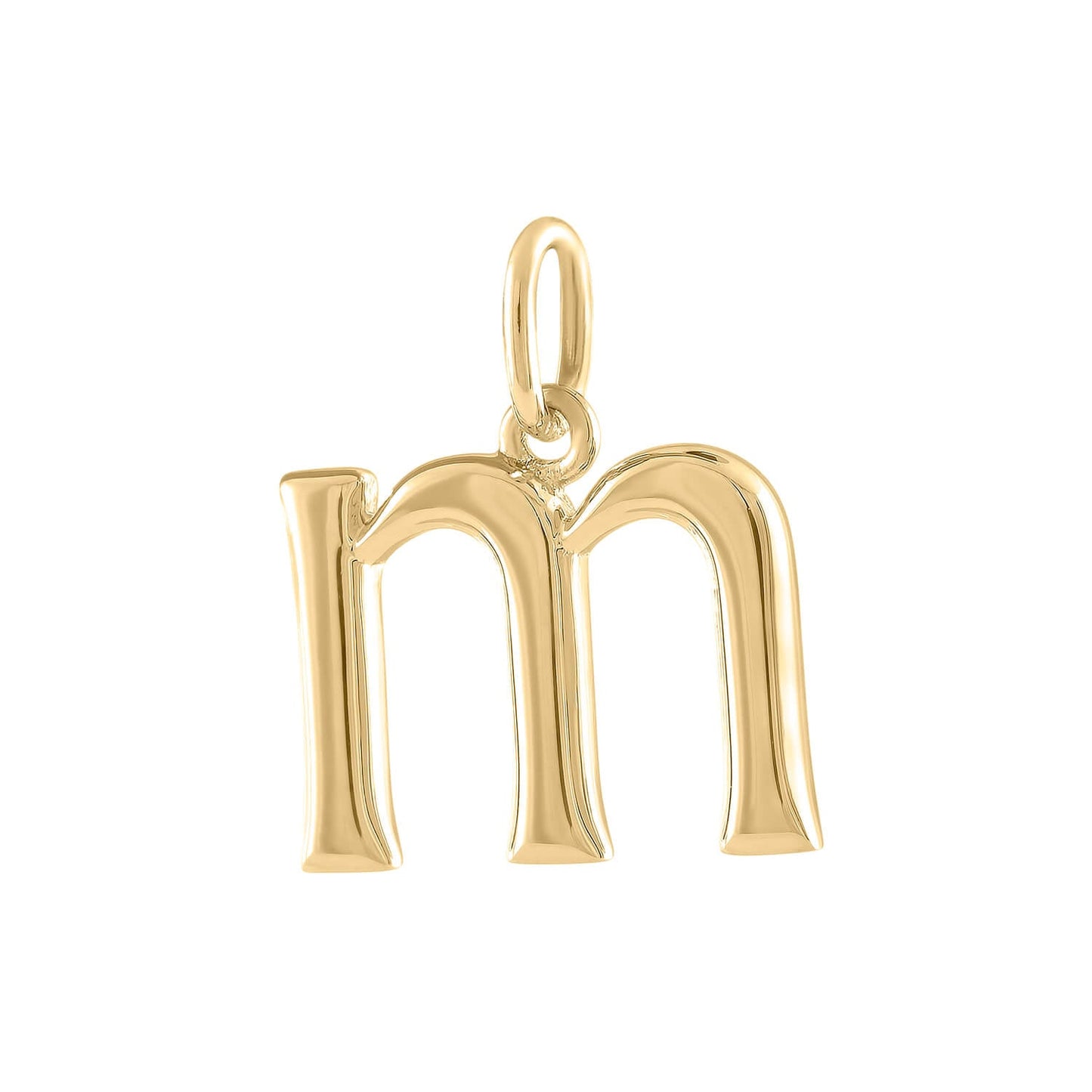 Initial Charm in Gold Vermeil