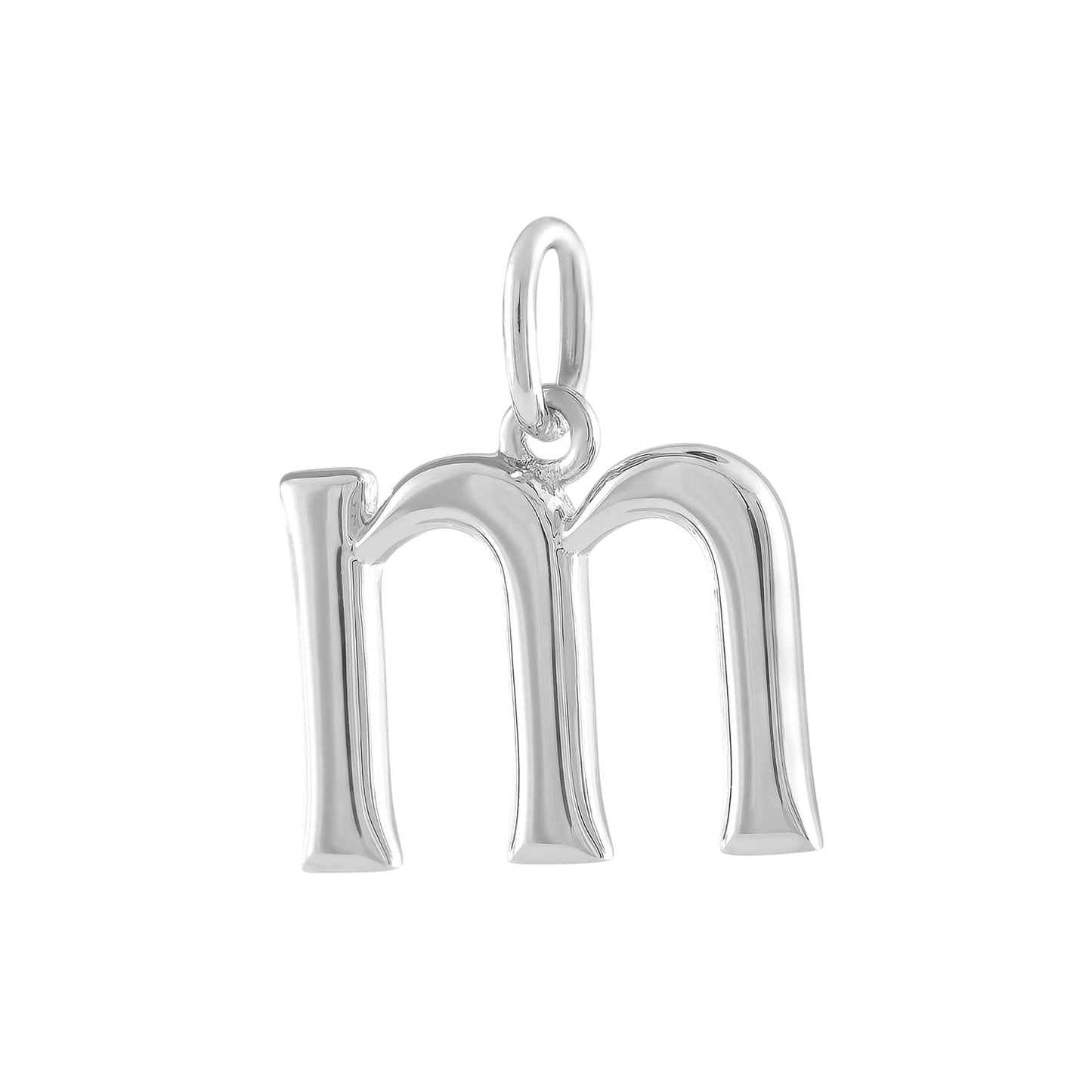 Initial Charm in Sterling Silver