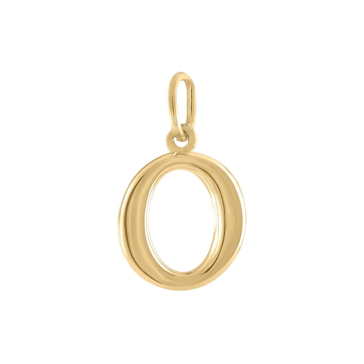 Initial Charm in Gold Vermeil