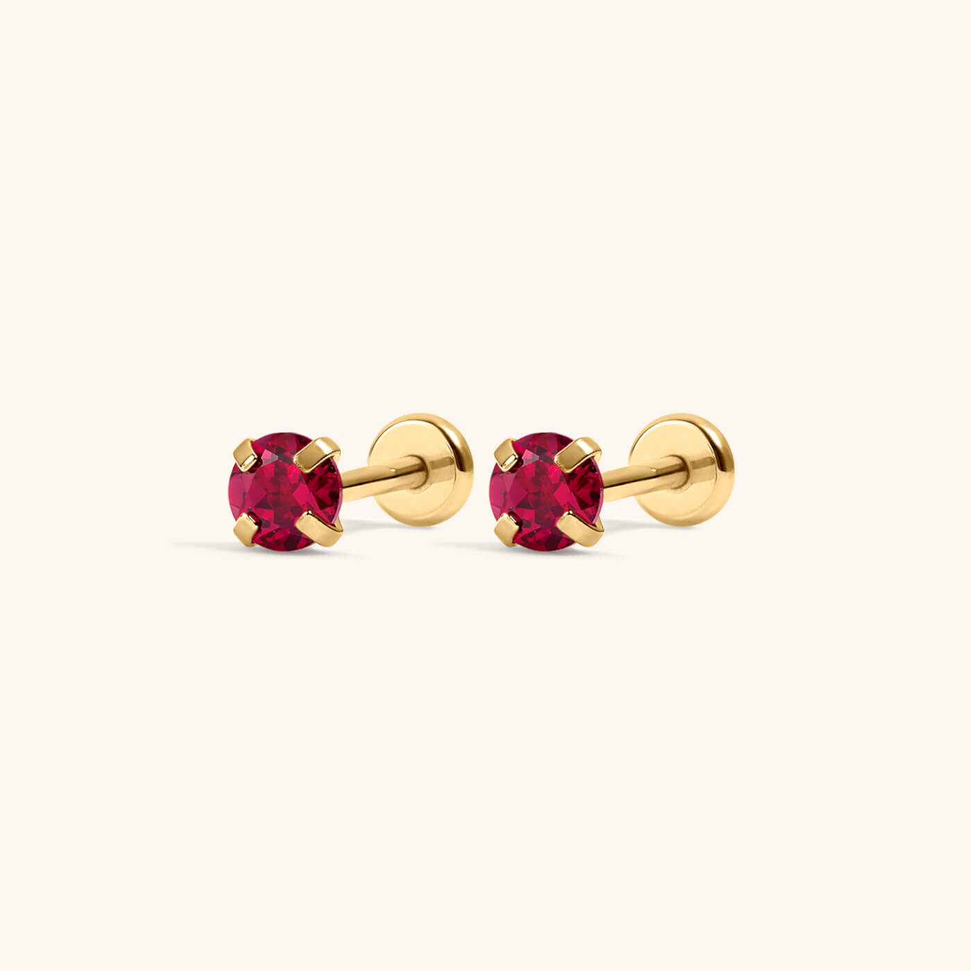 Ruby Nap Earrings