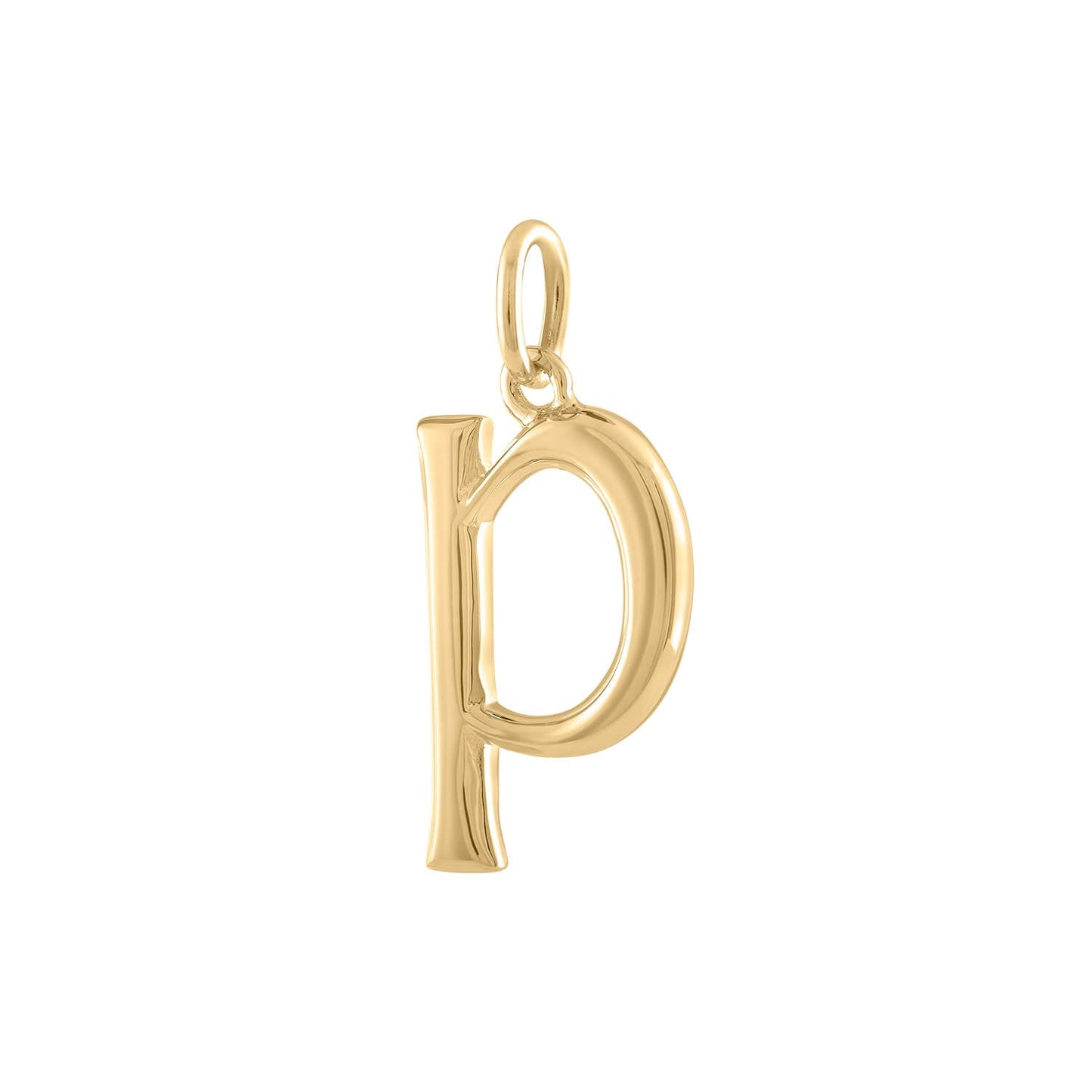 Initial Charm in Gold Vermeil