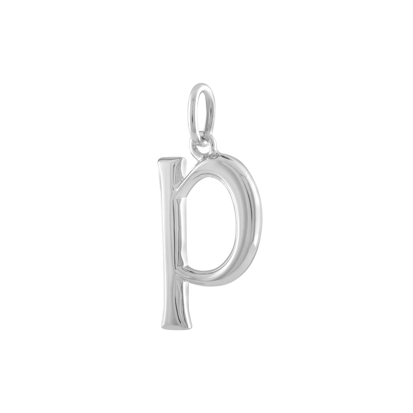 Initial Charm in Sterling Silver