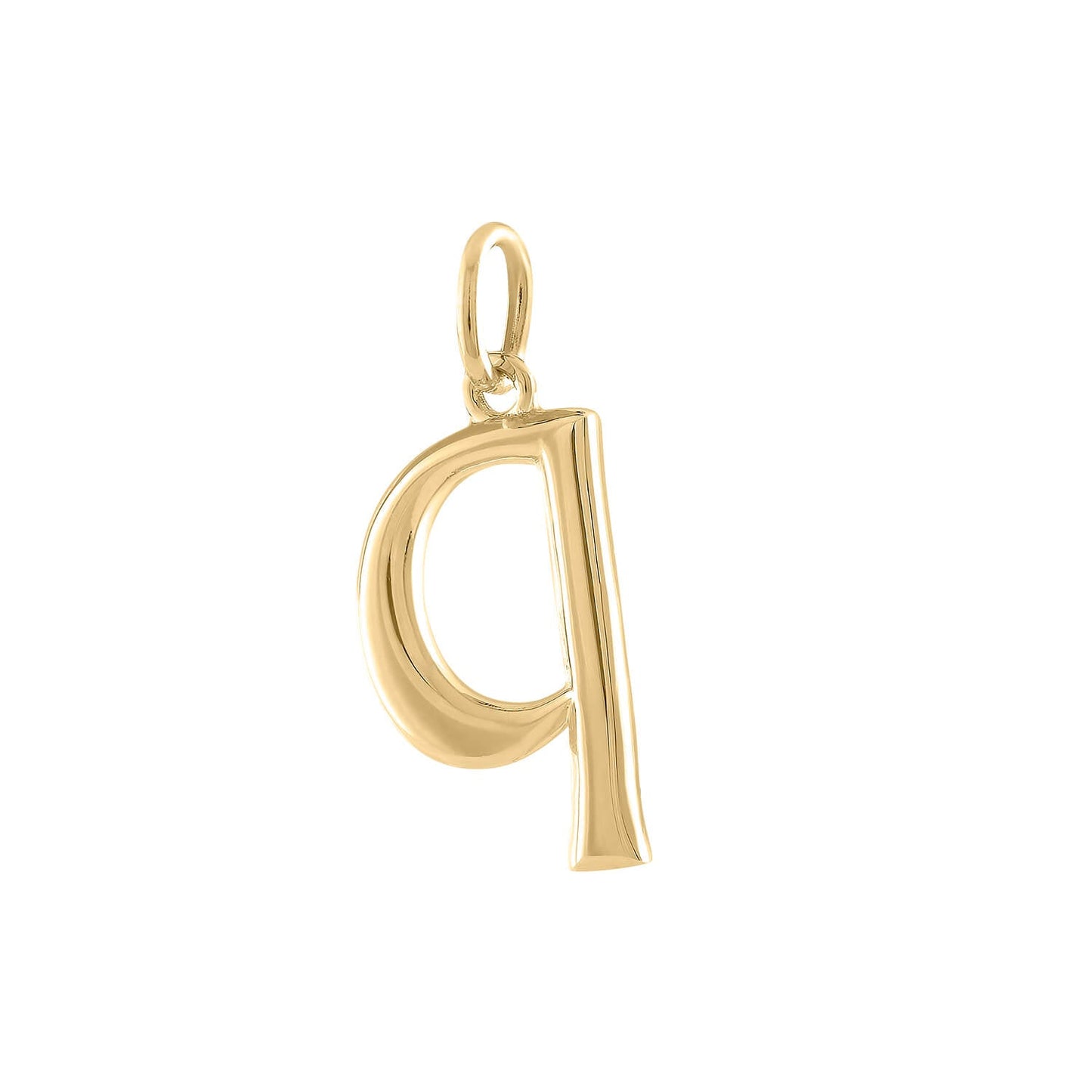 Initial Charm in Gold Vermeil