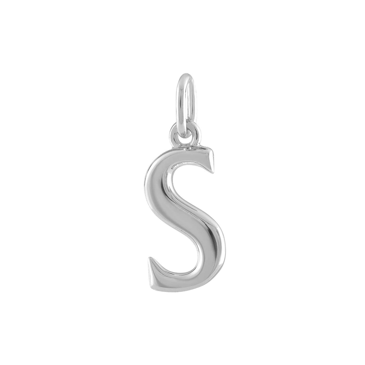 Initial Charm in Sterling Silver