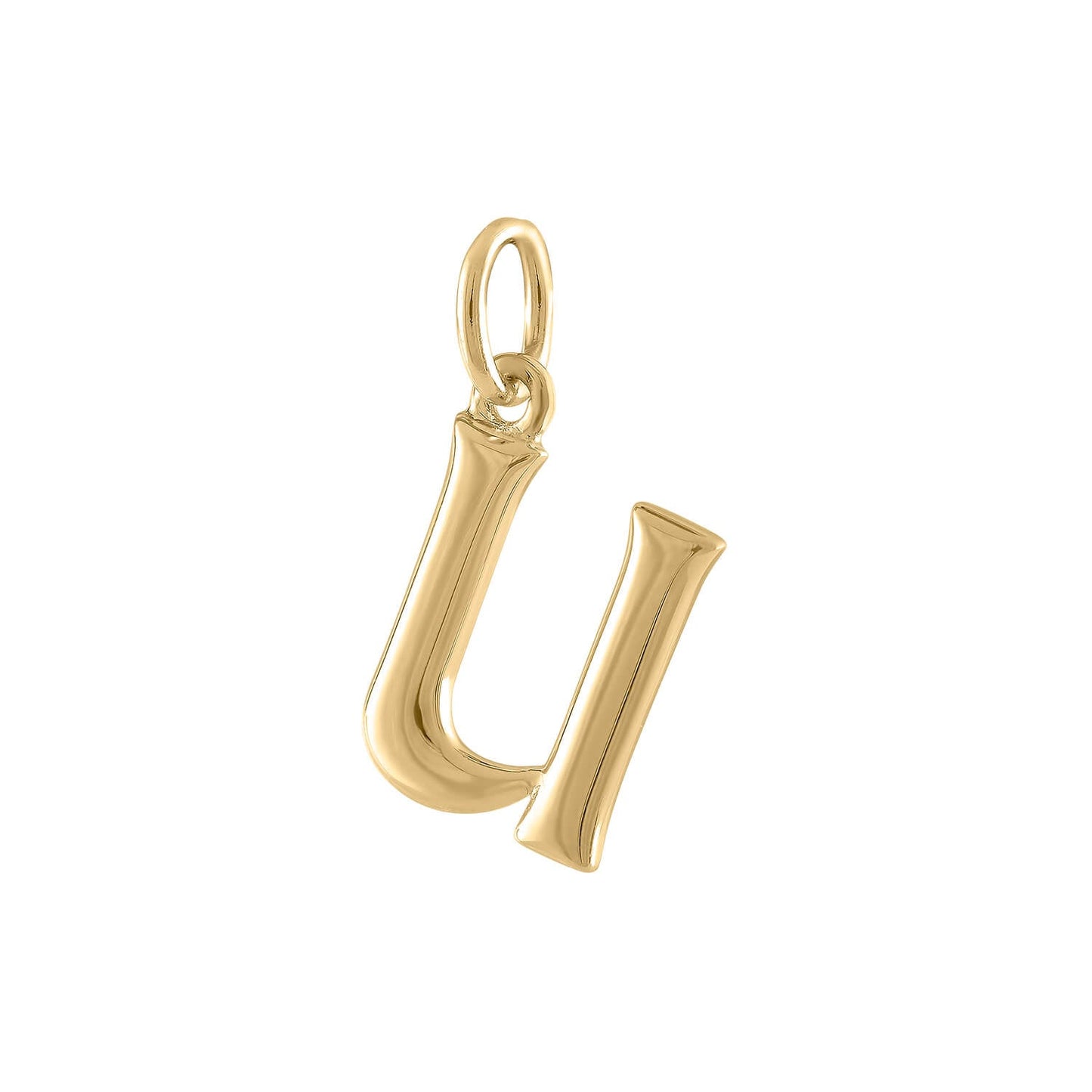 Initial Charm in Gold Vermeil