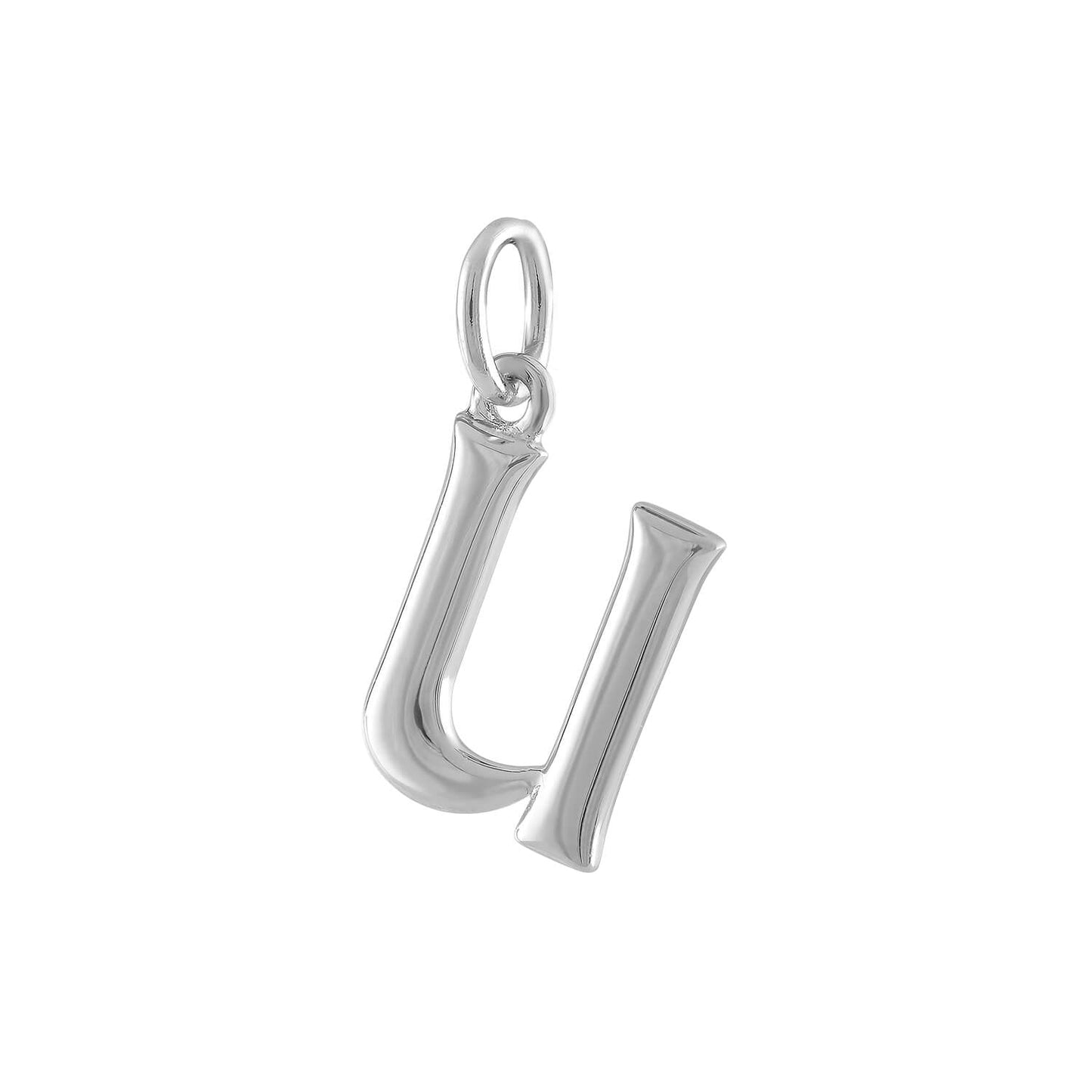 Initial Charm in Sterling Silver