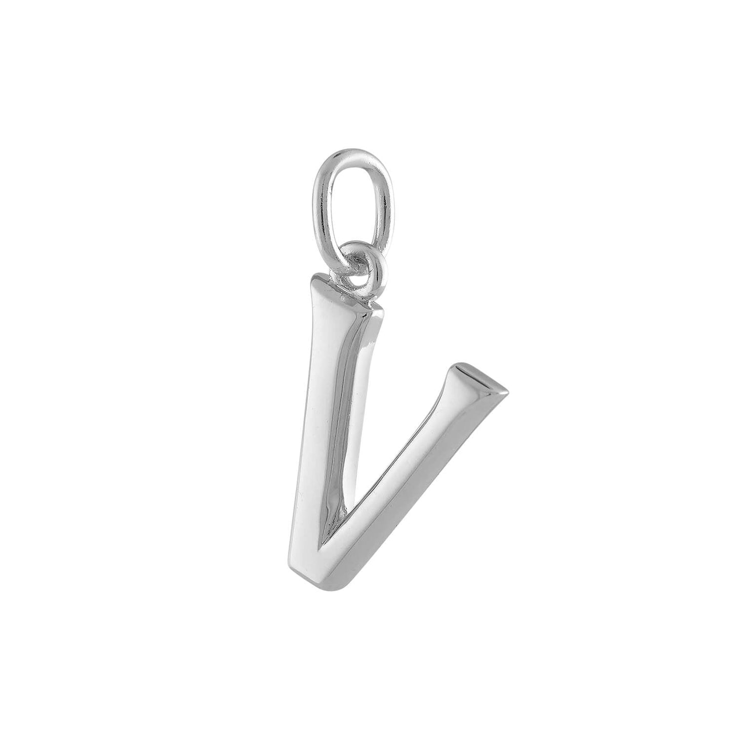 Initial Charm in Sterling Silver