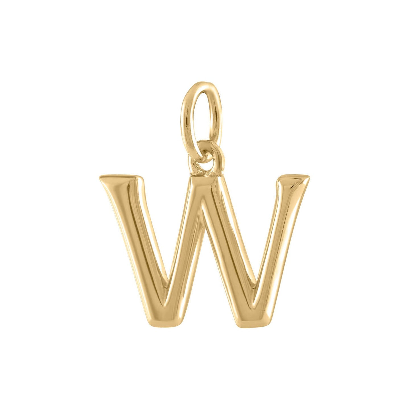 Initial Charm in Gold Vermeil