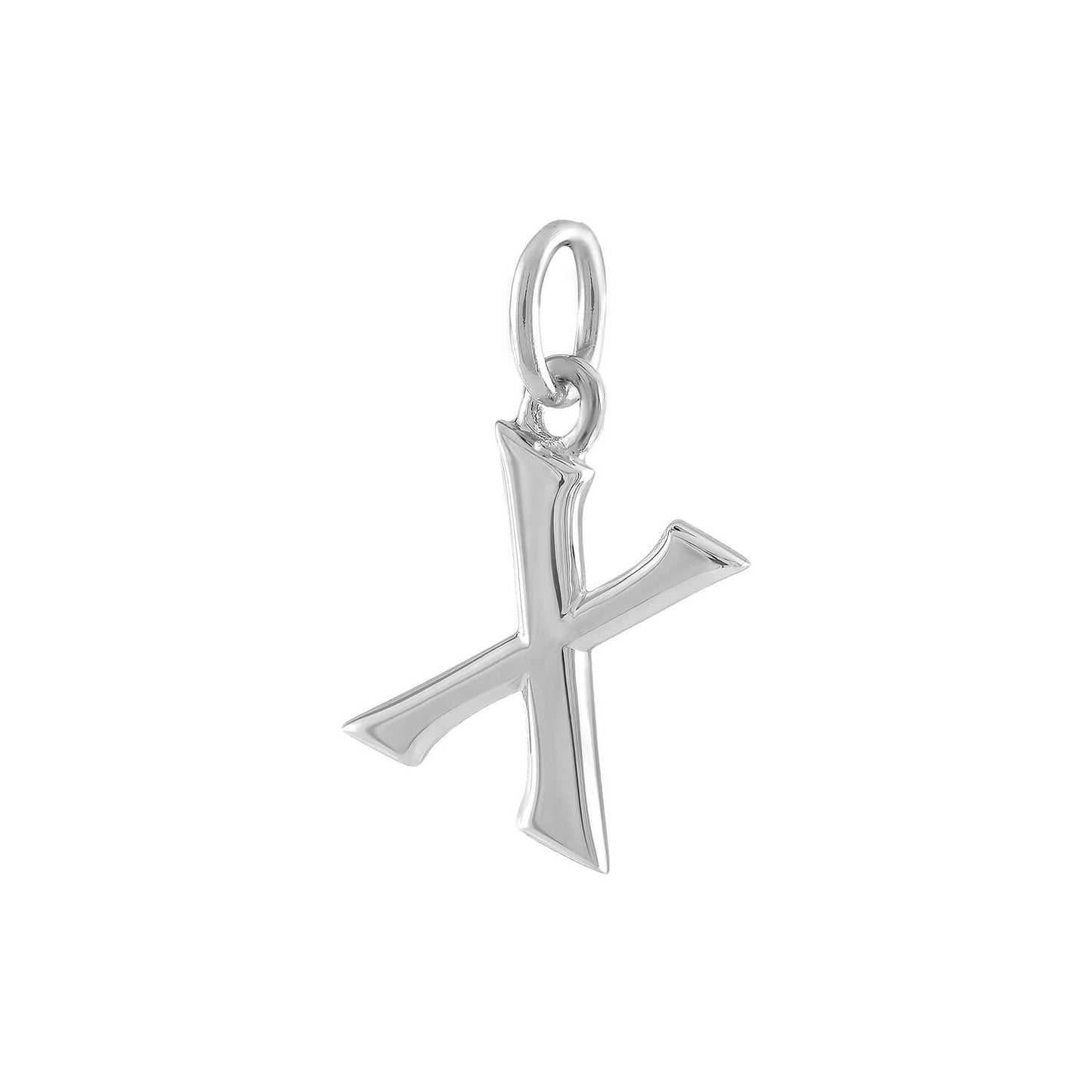 Initial Charm in Sterling Silver