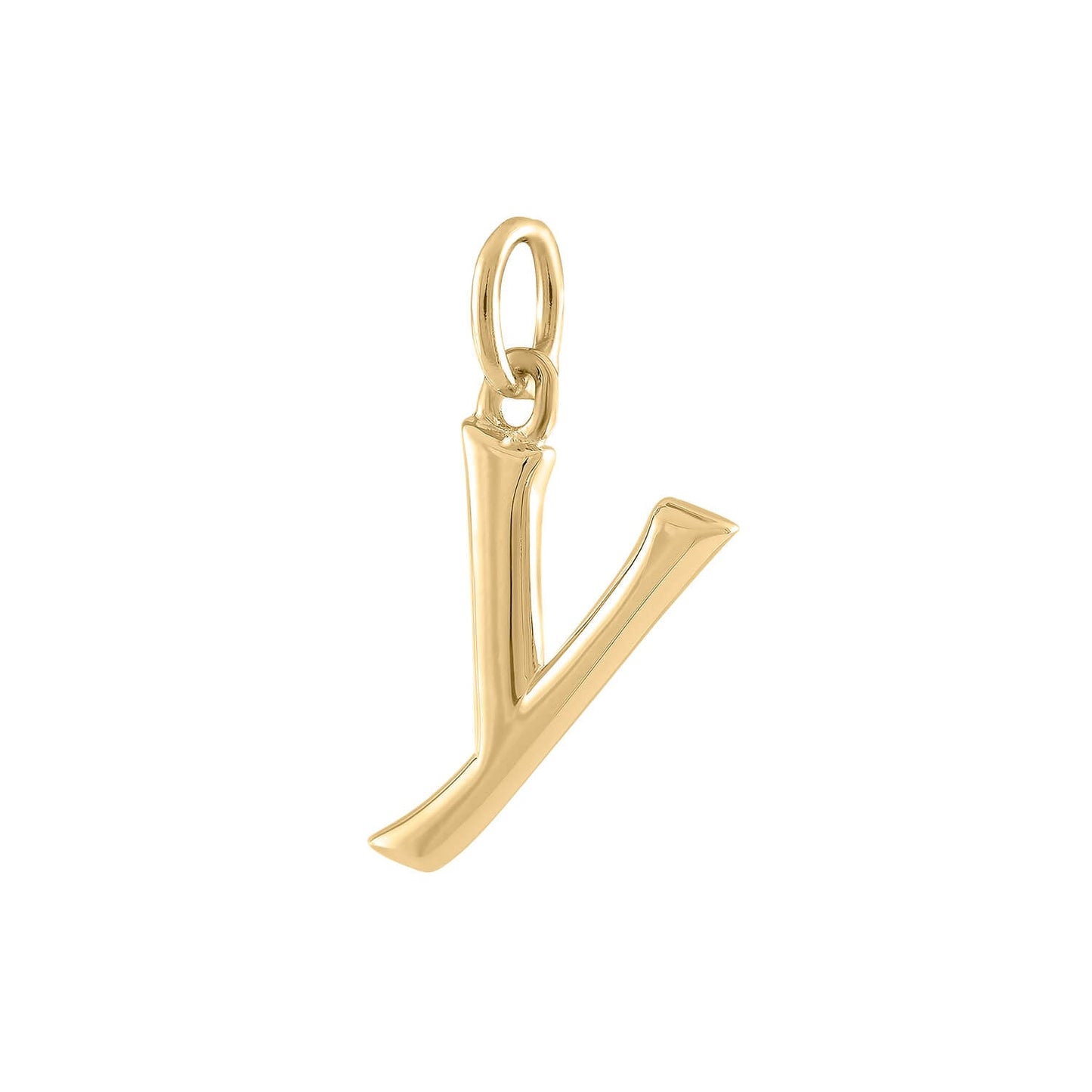 Initial Charm in Gold Vermeil