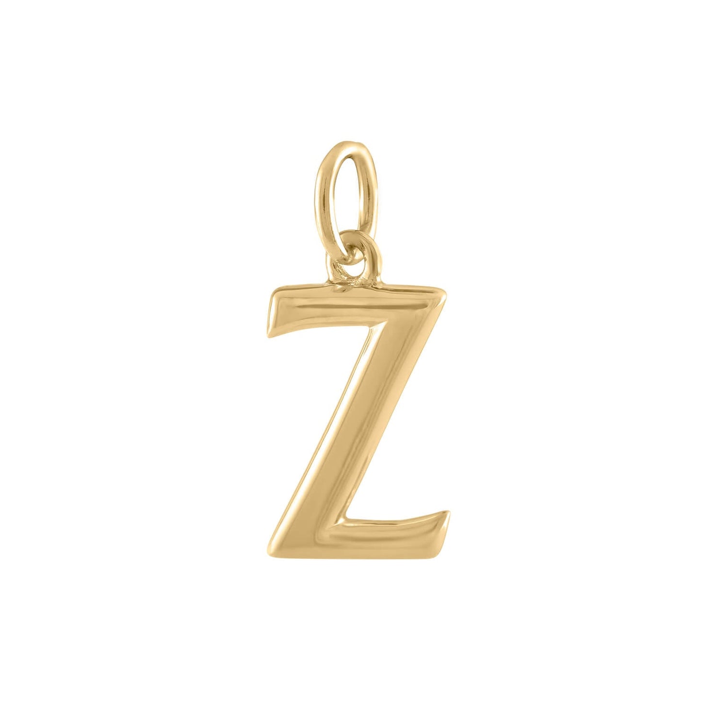 Initial Charm in Gold Vermeil